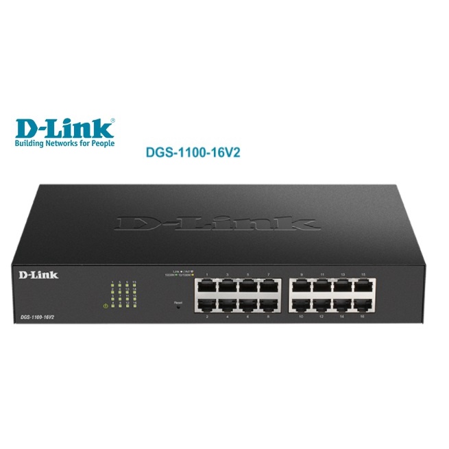 (附發票)D-LINK DGS-1100-16V2 16埠 Gigabit 簡易網管型交換器