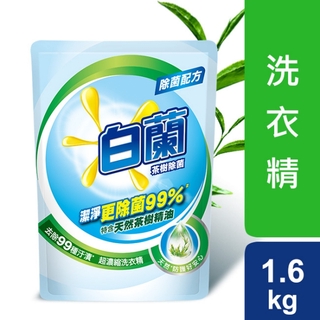 白蘭茶樹除菌洗衣精補充包 6X1.6KG-箱購