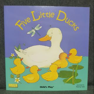 二手繪本 廖彩杏老師推薦英語有聲書 附CD Five Little Ducks