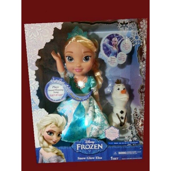 迪士尼公主系列 冰雪奇緣 娃娃-唱歌艾莎 原價2499

