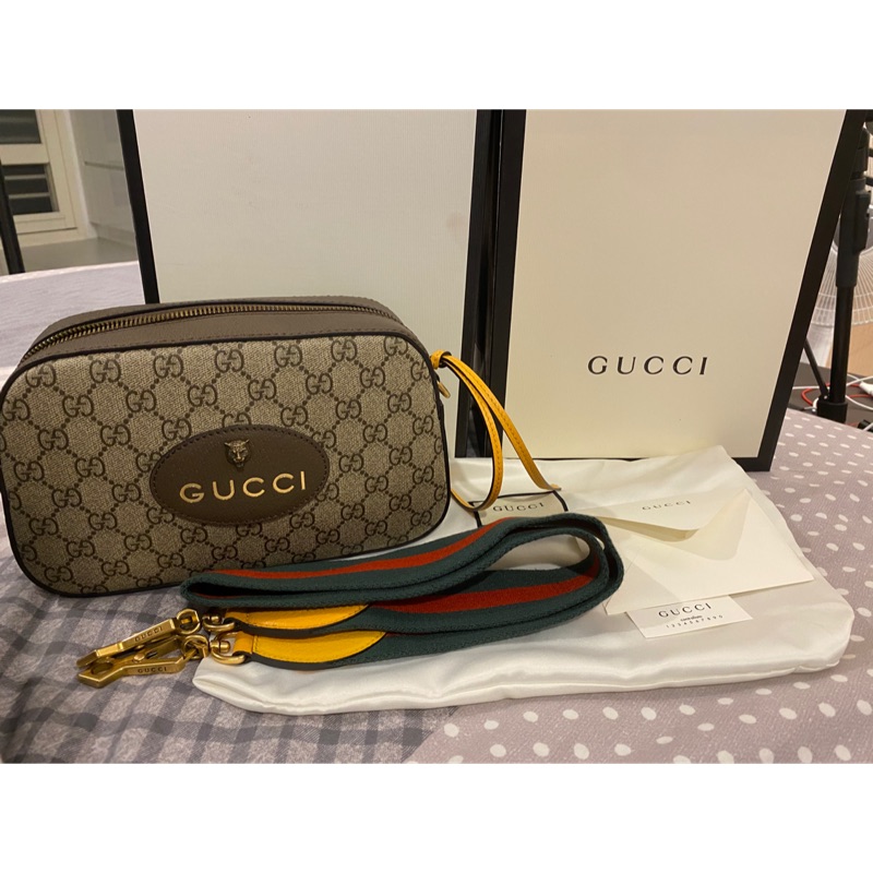 Gucci 虎頭相機包二手95成新無刮傷 蝦皮購物