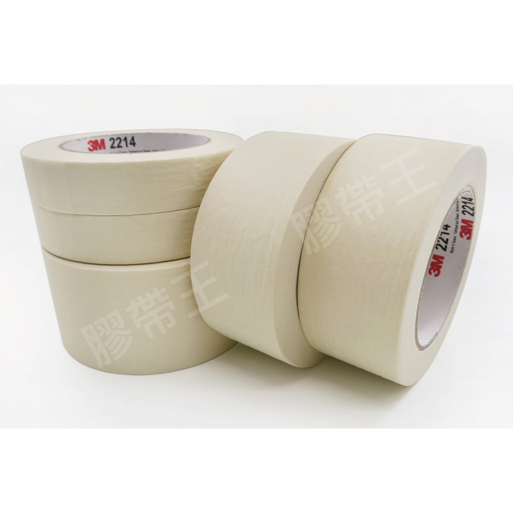 膠帶王 含稅開發票3m 2214 美紋膠帶烤漆膠帶紙膠帶皺紋紙膠帶美術膠帶最薄的美紋膠帶 100度 蝦皮購物