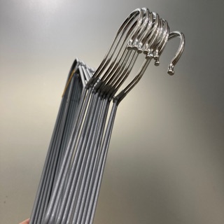質感灰防滑衣架10入。#10入/組 #全新 #不生鏽