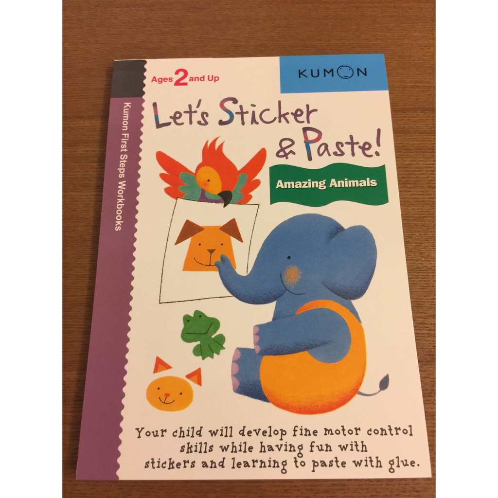 Kumon Let's Sticker &amp; Paste! 公文手工書 剪貼本