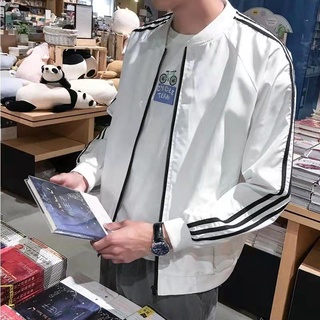 亦本生活館 外套男士 春夏季 新款韓版潮流ins百搭 防曬夾克 痞帥 夏季上衣 上衣外套 立領三竿
