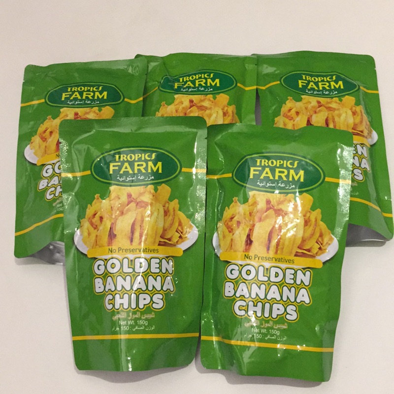 Golden Banana Chips 黃金香蕉脆片 香蕉乾 香蕉餅