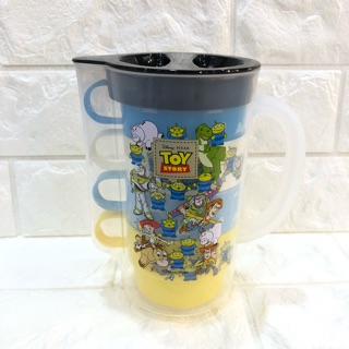日本 SKATER 迪士尼 玩具總動員 收納冷水壺 茶杯 水杯 5件組 野餐 郊遊