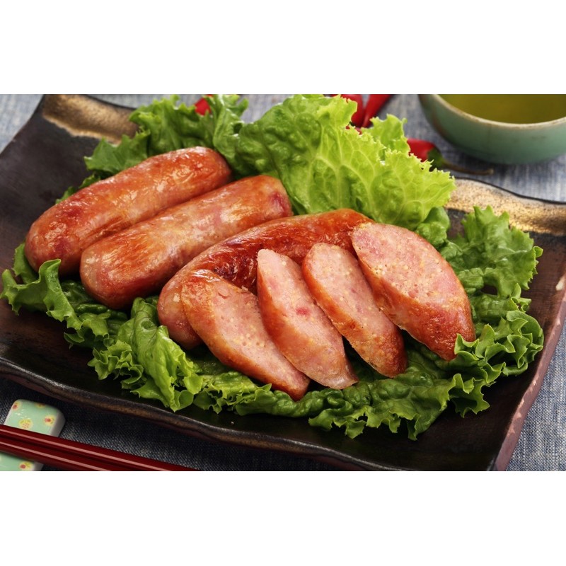 飛魚卵香腸300g 一包6條 飛魚卵 台灣豬 香腸 烤肉 冷凍食品 過年