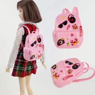 芭比娃娃 小布娃娃書包 背包 莉卡娃娃背包 後背包塑膠休閒包