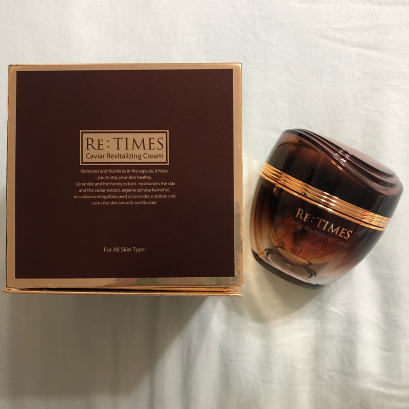 RE：TIMES 抗皺保濕魚子醬修護霜 Caviar Revitalizing Cream 單瓶50ml