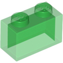 lego 306548 透明螢光綠 樂高 零件 基本顆粒 透明 磚 綠 螢光 1x2 全新 可刷卡 現貨 35743