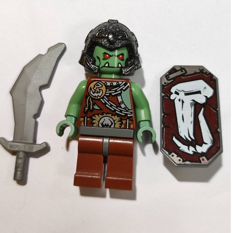玩樂趣 LEGO樂高 7097 Troll Warrior 3 二手人偶 (cas368)