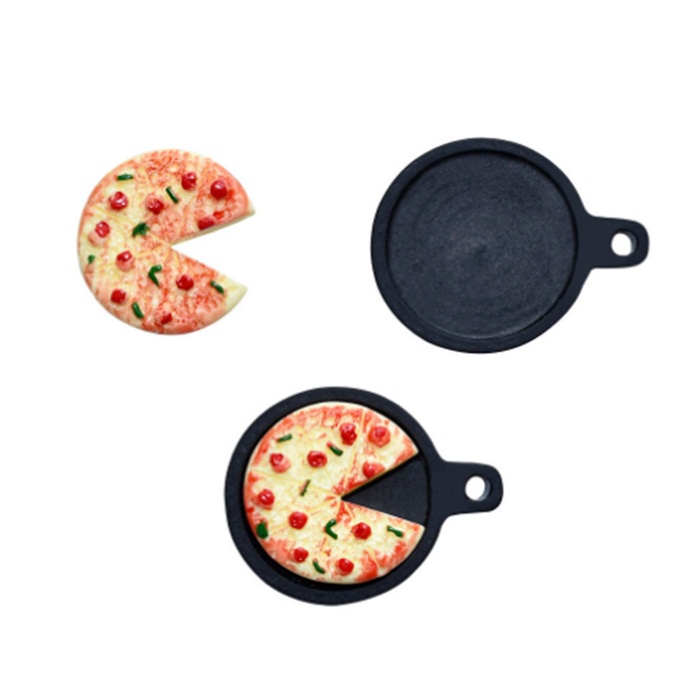 【捷運江翠站】🔆現貨🔆👍披薩肉微縮食玩 過家家玩具樹脂配件仿真烤盤