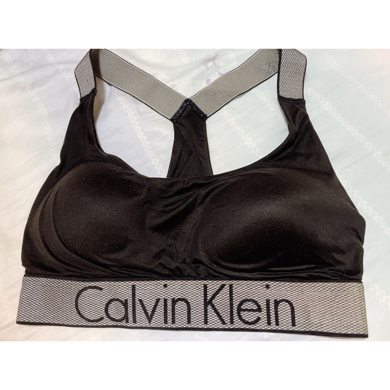 CK Calvin Klein 黑色 性感 時尚 運動內衣 M號-珍藏釋出