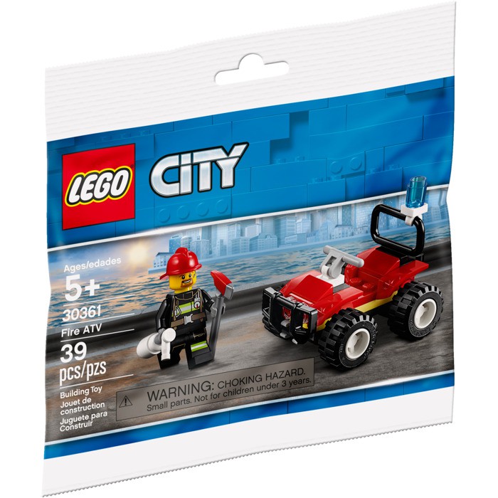 【龜仙人樂高】LEGO 30361 消防車+消防員 polybag  袋裝拼砌包