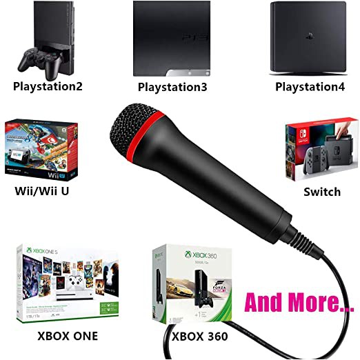 新款現貨 有線麥克風支援sony Ps1 4 Switch Wii Xbox 系列主機 Pc電腦麥克風 蝦皮購物