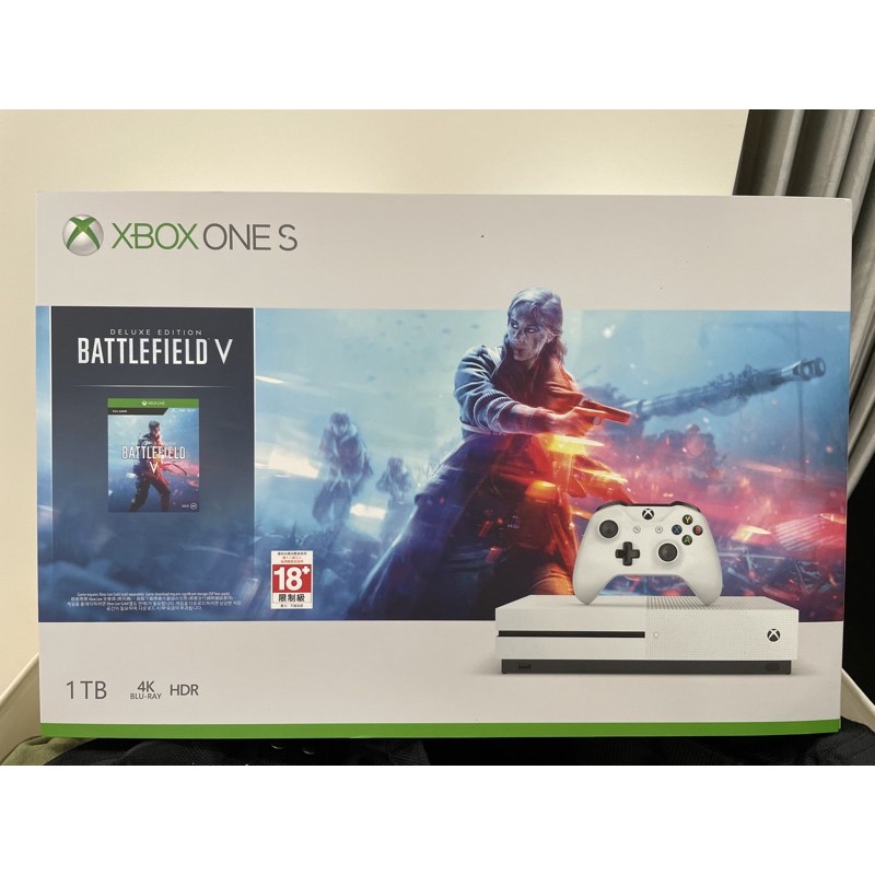 【全新】（僅限qqnamco下標）Xbox One S 1TB《戰地風雲5》同捆組