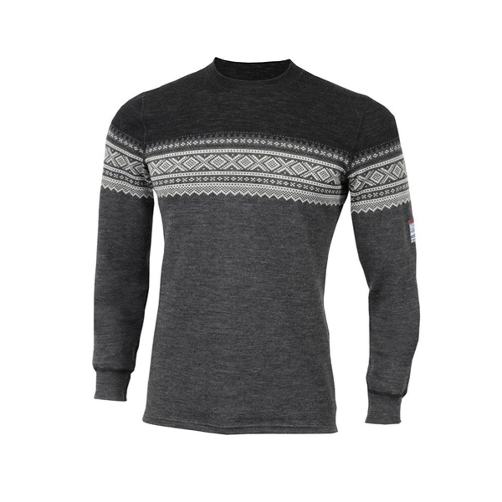 挪威[ACLIMA]DESIGN WOOL MARIUS CREW NECK M / 歐洲製男款美麗諾快乾羊毛衣