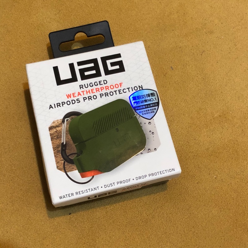 UAG airpods pro 保護矽膠軟殼 綠橘配色