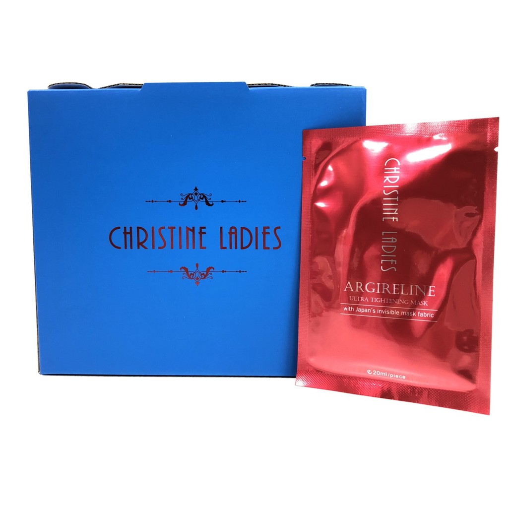 【禮盒50片入】🌟紅魔鬼、藍天使-六胜肽緊緻修護面膜-Christine Ladies（FG特優）🌟