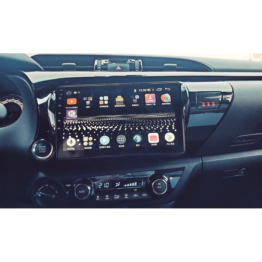 八核心機皇款 豐田Toyota Hilux 貨卡 10吋 18年～ 安卓機 車機 汽車影音 車用安卓機 倒車顯影