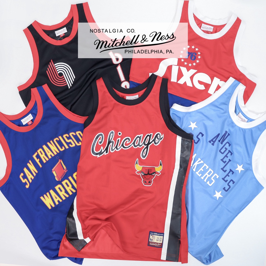 Mitchell & Ness 球衣 NBA  背心 湖人 拓荒者 公牛 76人 勇士 任選 M&N 滾邊球衣【ACS】