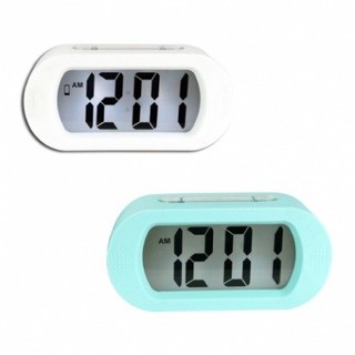 KINYO TD-385 北歐風LCD電子鐘 時鐘 鬧鐘 電子鬧鐘 電子時鐘 電子鐘 白/綠色