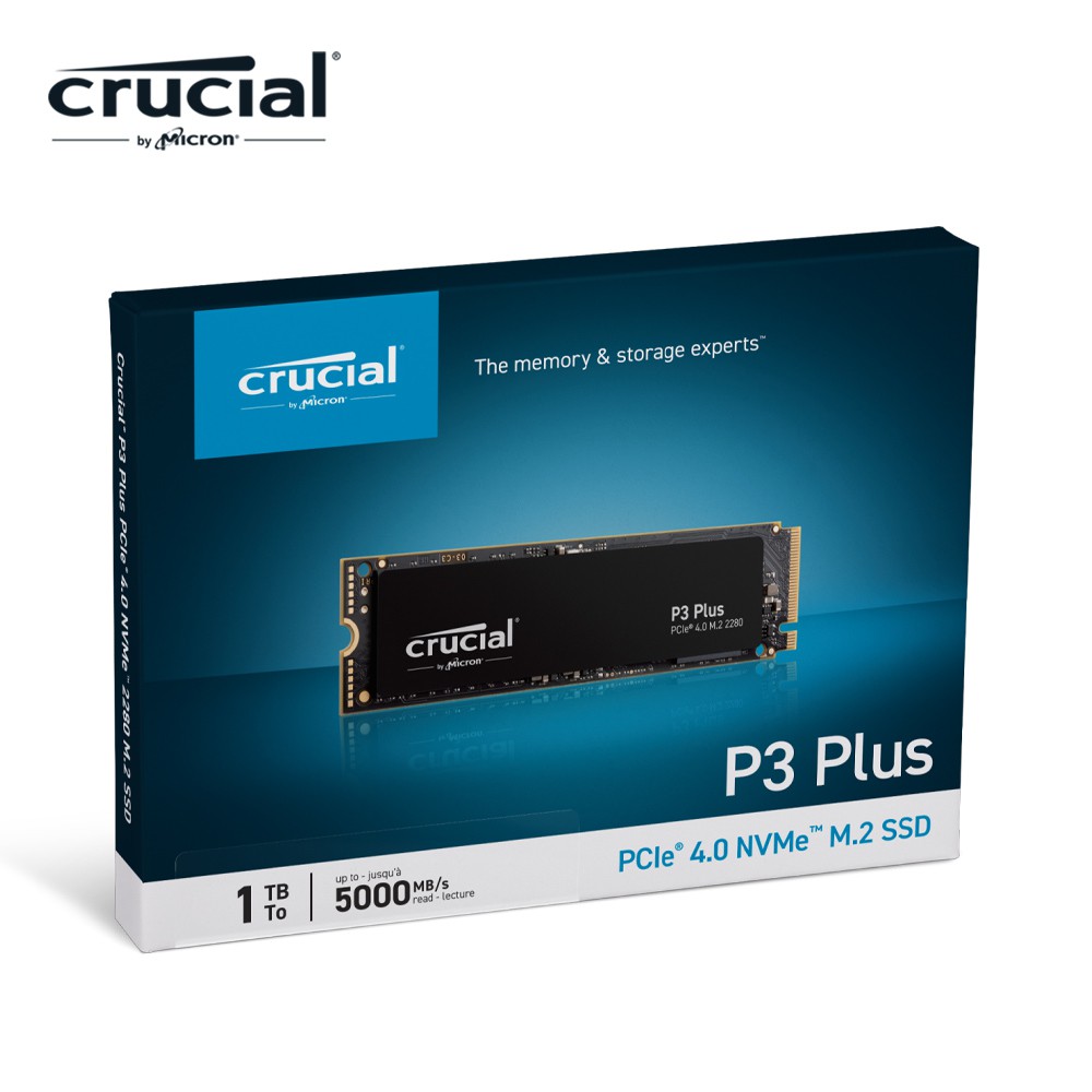 Micron Crucial P3 Plus 1TB ( PCIe M.2 )  SSD 現貨 廠商直送