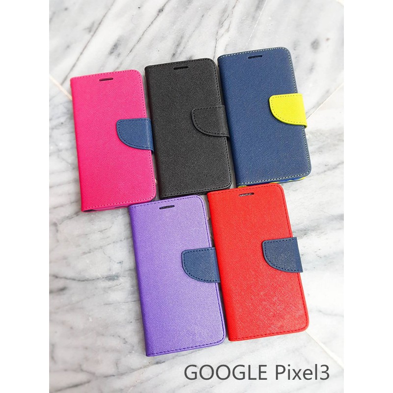 Google Pixel3 PIXE7 PIXE7A PIXEL8 PRO 經典雙色可站立皮套現貨