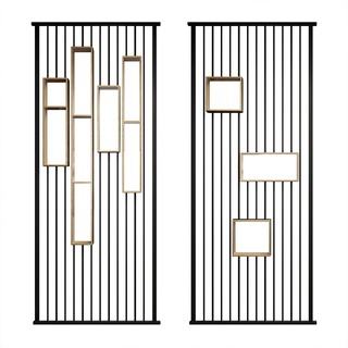 新品上市-北歐簡約隔斷屏風置物架餐客廳玄關花架入戶洗手臺鏤空創意隔斷墻