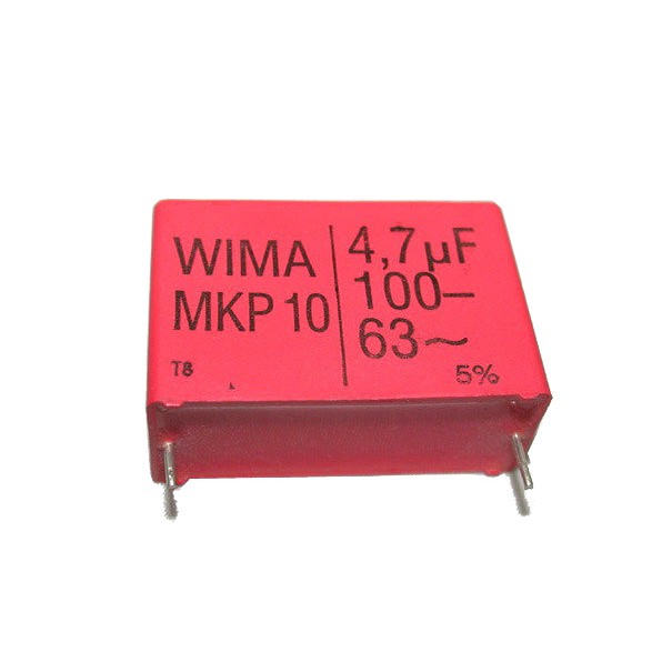 WIMA 高級電容器 擴大機 喇叭 專用 MKP10 4.7uF 100V 5%  電容 一個 ANV DIY 音響