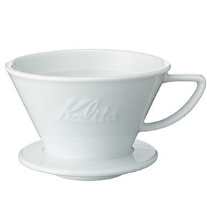 凸鼻子現烘咖啡●日本名品 KALITA 185 波佐見燒陶瓷濾杯 波浪濾杯（2~4人份）加送咖啡試喝豆20g