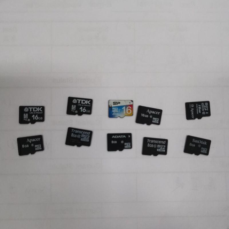 MICRO SD  二手記憶卡(8gb,16gb，32gb)