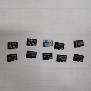 MICRO SD 二手記憶卡(8gb,16gb，32gb)