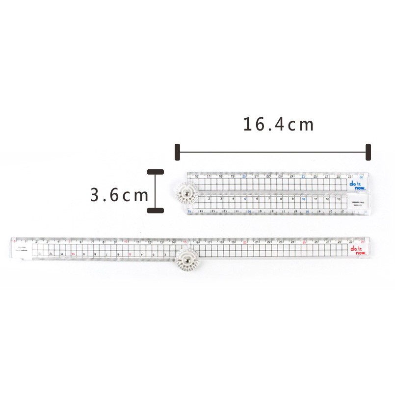 30cm 摺疊尺.製圖.測量.直尺.雙邊尺規.方格.尺規.尺標 DO-10006