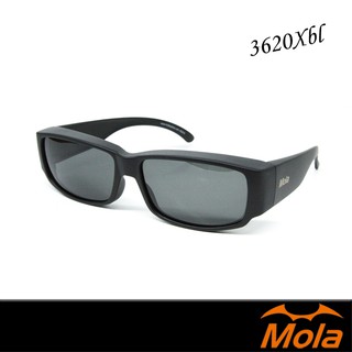 MOLA摩拉外掛式偏光太陽眼鏡 超輕量 近視眼鏡直接戴 3620Xblpl