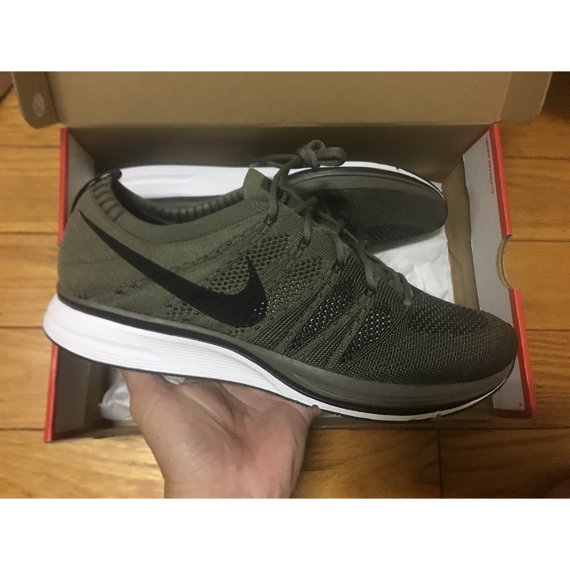 出清 降價 NIKE FLYKNIT TRAINER 軍綠 US11