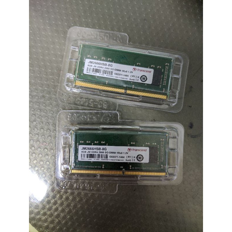 創見 DDR4 2666 8GB*2