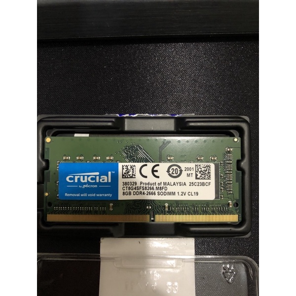美光 Micron Crucial NB-DDR4 2666 8GB RAM筆記型記憶體筆電用 誠可議