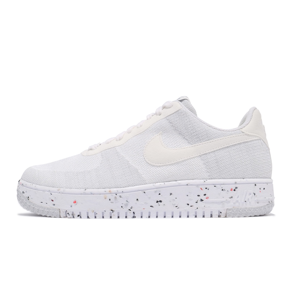 Nike 休閒鞋 AF1 Crater Flyknit 白灰 Air Force 1 男鞋 ACS DC4831-100