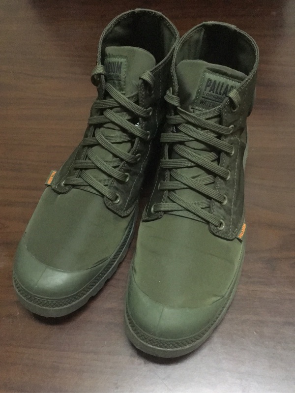 北海道購入 越南製 palladium waterproof plus 軍綠 雨鞋 防水 軍靴 雪靴