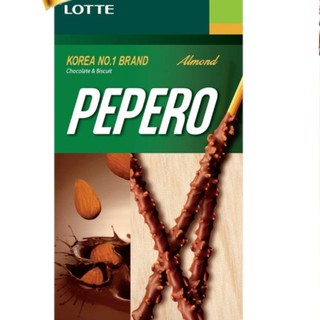 LOTTE Pepero-杏仁巧克力棒32g