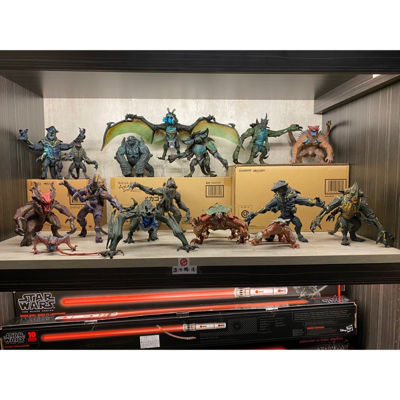 Neca 環太平洋 怪獸全套 Neca 12隻+萬代魂商店1隻+Diamond Select 1 隻 經典老物 絕版