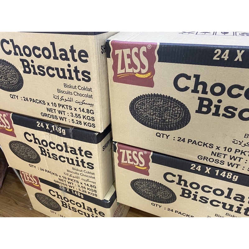 Zess巧克力餅乾 馬來西亞 獨立包裝 148g/10入 高雄可自取