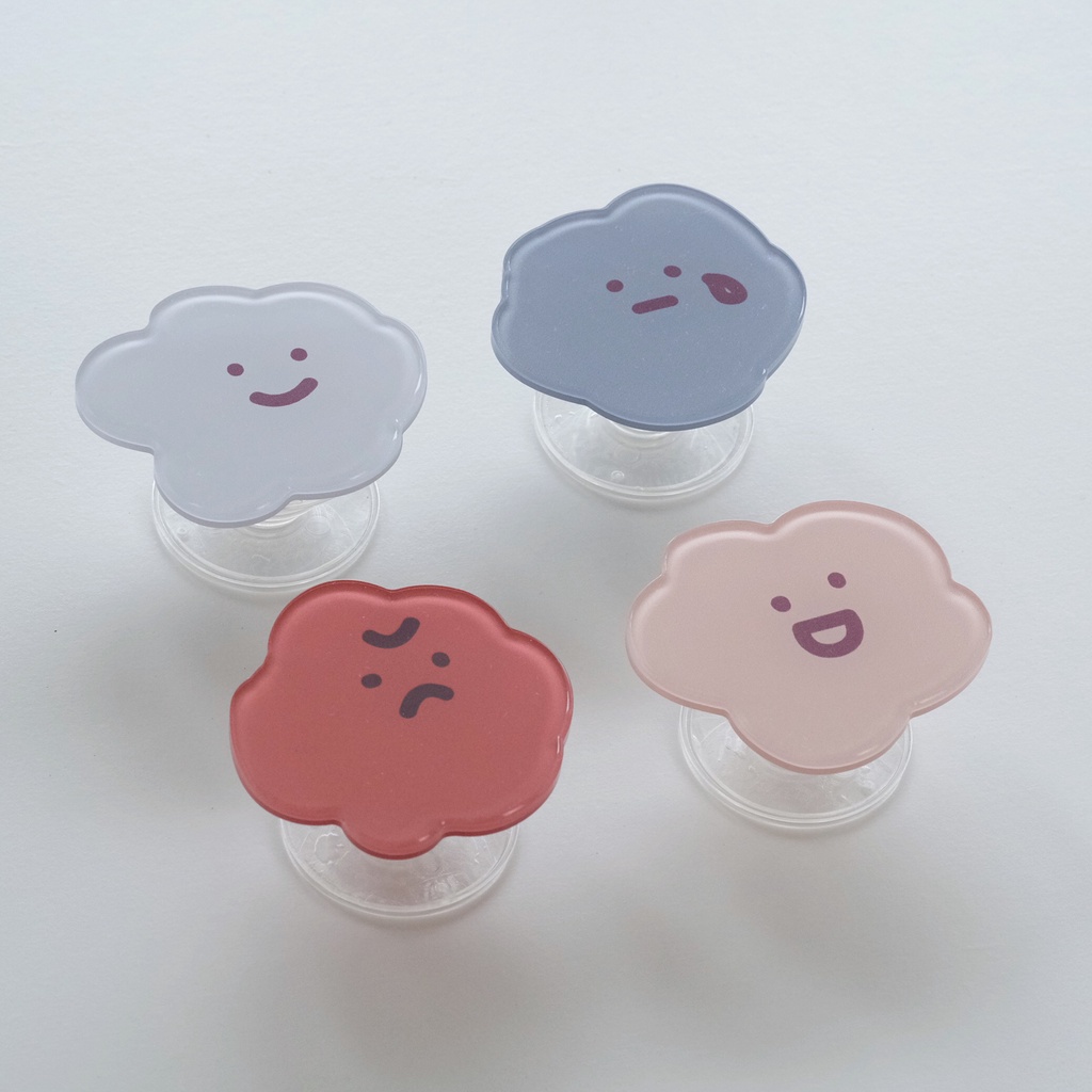 【方坊】大餅臉喜怒哀樂 氣囊手機支架