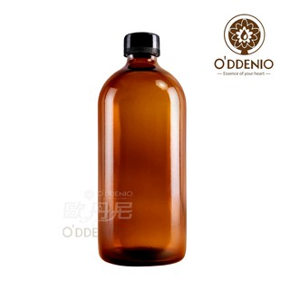 【500ml茶色玻璃瓶/玻璃分裝瓶-臺灣製】可裝酒精/次氯酸水/精油《歐丹尼》瓶瓶罐罐