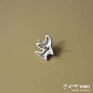 【Sayaka紗彌佳】925純銀可愛喵星人耳環