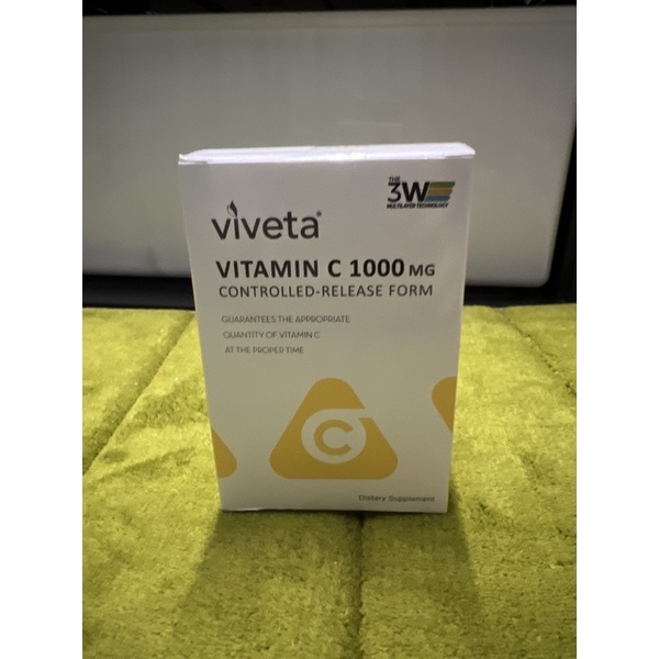 viveta vitamin C 1000mg 維他命C1000 緩釋錠 三層包覆 32粒