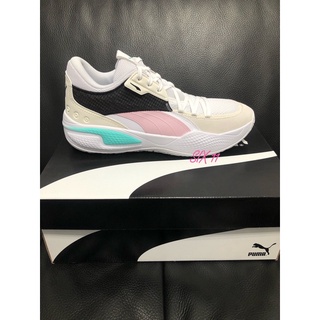 @SIX@PUMA COURT RIDER SUMMER 男 籃球鞋 白粉綠 195662-02