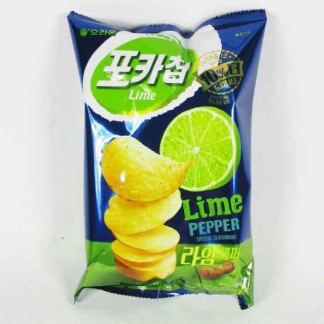 韓國 好麗友 ORION 洋芋片 檸檬胡椒 檸檬洋芋片 60g 預購